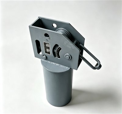 Lever-type constant support hanger with travel scale